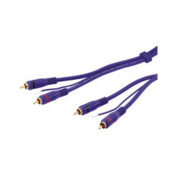 cavo audio video 2 rca m/m 5 m blu