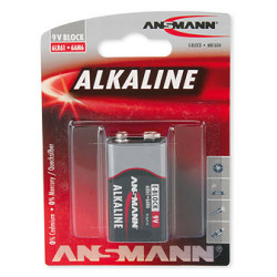 pila ansmann 1 pz. alkaline 9v red-line [1515-0000]