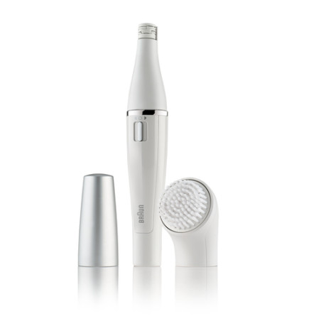 epilatore viso braun facespa 810 a batterie bianco [097358]