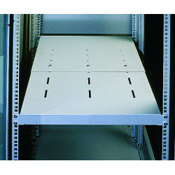 mensola estensibile per rack 19'' grigio