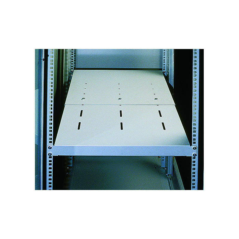 mensola estensibile per rack 19'' grigio