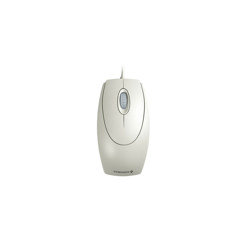 mouse cherry wheel mouse optical bianco/grigio [m-5400-0]