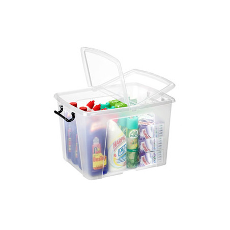 Box rotho multiuso con coperchio l47,5x p39,5x h31,5cm - 40lt