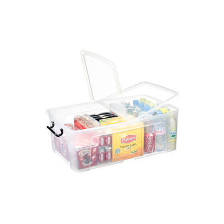 Box rotho multiuso con coperchio l67,5x p44,5x h23cm - 50lt strata