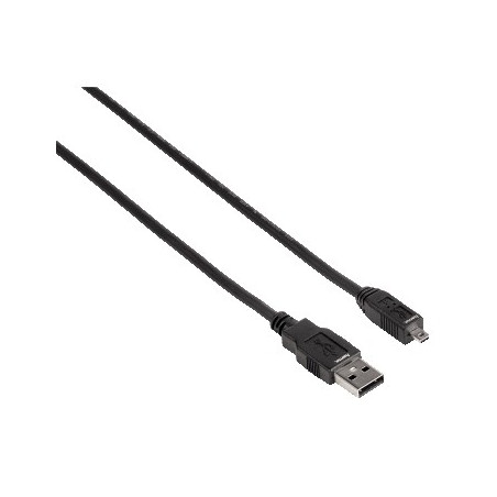 cavo usb hama 2.0 b8 pin usb a - mini usb b 1,8 m - nero