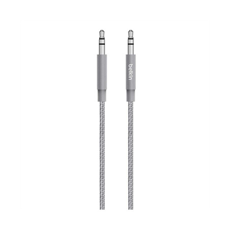 cavo audio belkin premium mixit 1,2 m 3,5mm grigio [av10164bt04-gry]