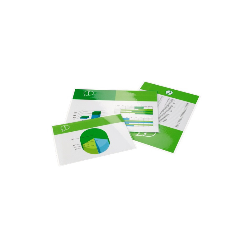 confezione pouches gbc per plastificatrici a caldo 100pz [3200724]