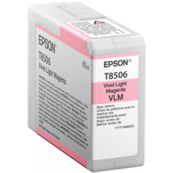 cartuccia epson light magenta t 850 80 ml t 8506 [c13t850600]