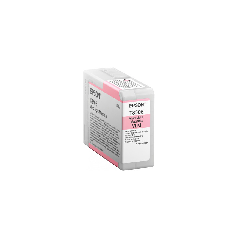 cartuccia epson light magenta t 850 80 ml t 8506 [c13t850600]