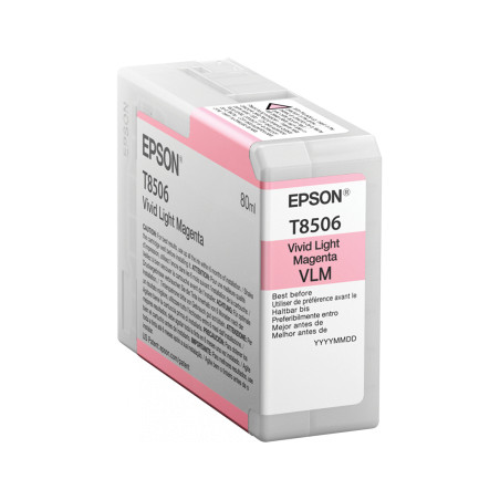 cartuccia epson light magenta t 850 80 ml t 8506 [c13t850600]