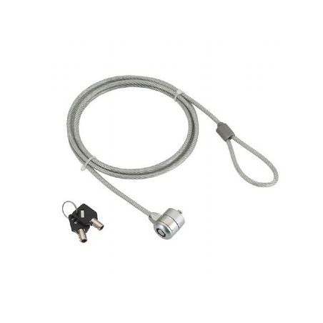 cavo di sicurezza gembird per notebook con blocco di metallo [lk-k-01]