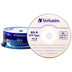 confezione br-d verbatim 25gb 25pz 6xvelocità dei dati [43837]