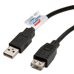 cavo usb nilox usb2.0 tipo a-amas/fem3mt [cro11028960]