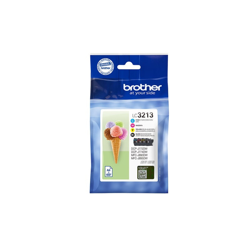 cartuccia brother lc-3213valdr value pack [lc3213valdr]