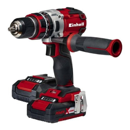 trapano avvitatore a percussione einhell te-cd 18 li-i bl