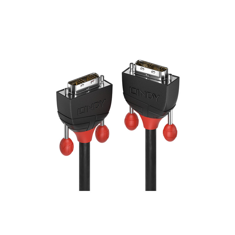 cavo lindy dvi-d single link black line m/m 10m [36259]