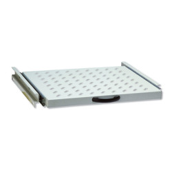 mensola rack digitus 1u 465x345x30mm estendibile 25k grigio [dn-19