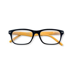 occhiali da lettura b3 +3,00 - nero, giallo - zippo [zippo]