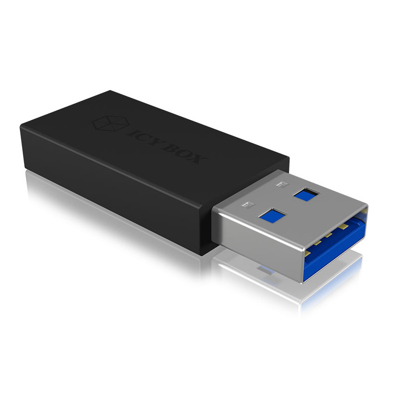 adattatore usb icybox usb 3.1 tipo a maschio a usb tipo c femmina