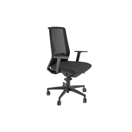 poltrona semidiezionale unisit light nero [lln-n]