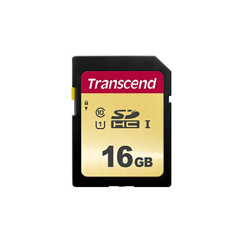 16gb scheda sdhc transcend 500s class 10 uhs-i u3 v30 [ts16gsdc500s]