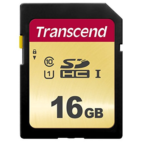16gb scheda sdhc transcend 500s class 10 uhs-i u3 v30 [ts16gsdc500s]