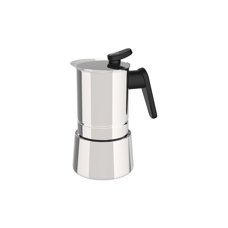 caffettiera pedrini steel moka 10tz acciaio [02cf039]