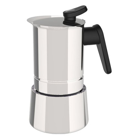 caffettiera pedrini steel moka 10tz acciaio [02cf039]