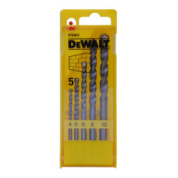set punte dewalt dt6952 in muratura set 5 pezzi [dt6952-qz]