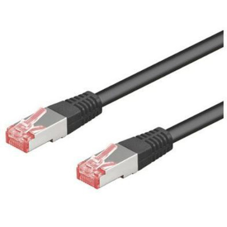 cavo di rete goobay cat 6-200 lc sstp pimf 2m nero [95498]