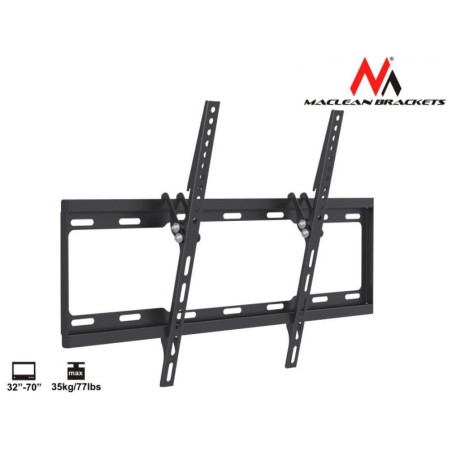 supporto murale maclean mc-605 (inclinabile - 70''