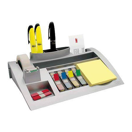 post-it organizer da tavolo desk organizer c50 argento (metallizzato)