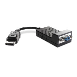 adattatore hp displayport a vga m/f nero [f7w97aa]