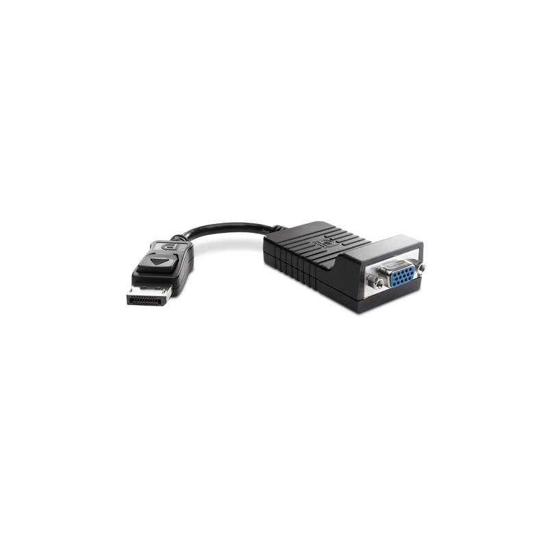 adattatore hp displayport a vga m/f nero [f7w97aa]