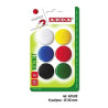 bottoni magnetici con copertura in plastica 6 pezzi d 30mm arda acl02