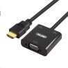 adattatore hdmi unitek y-6333 a vga+audio nero [y-6333]