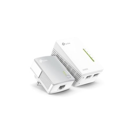 kit powerline tp-link av600 wi-fi bianco [tl-wpa4221