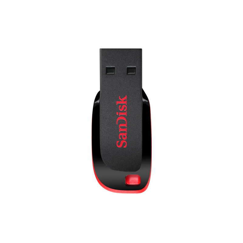 pen drive 64gb sandisk cruzer blade usb-a 2.0 nero/rosso