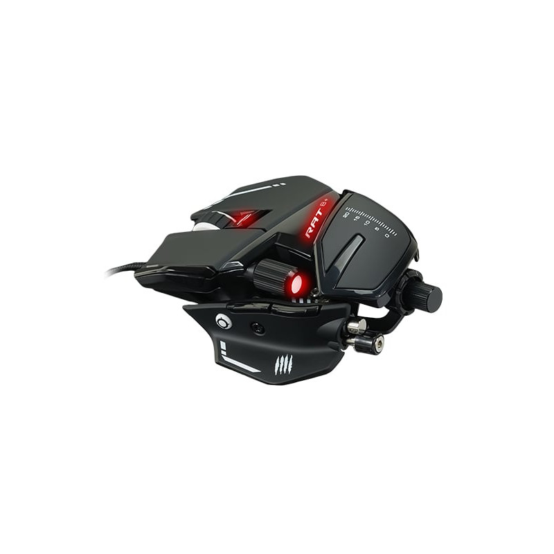 mouse gaming mad catz rat 8+ nero [mr05dcinbl000-0]