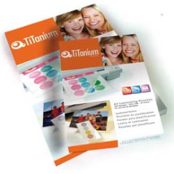 Film di laminazione titanium a3 303x426mm 100pz trasparente [pp500-01t]