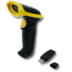 lettore codici a barre qoltec wireless 1d - 2,4ghz [50862]