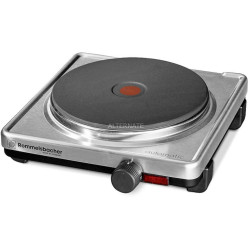 fornello elettrico rommelsbacher ak 2099/e da tavolo in acciaio inossidabile
