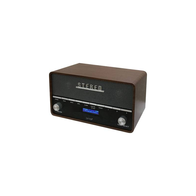 denver dab-36 dab+ radio da tavolo legno [111111000170]