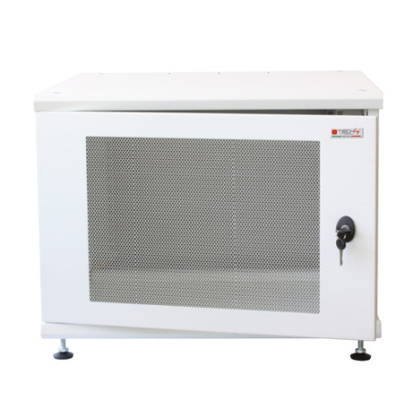 armadio rack techly 19'' 8u p600mm bianco