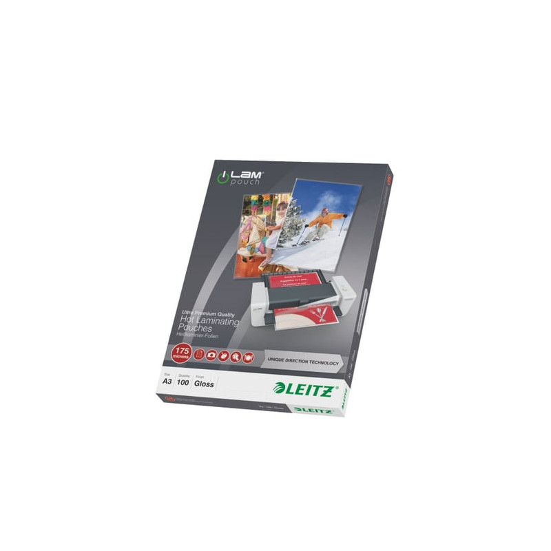 Pouches leitz ilam a3-303x426mm 175micron [74900000]