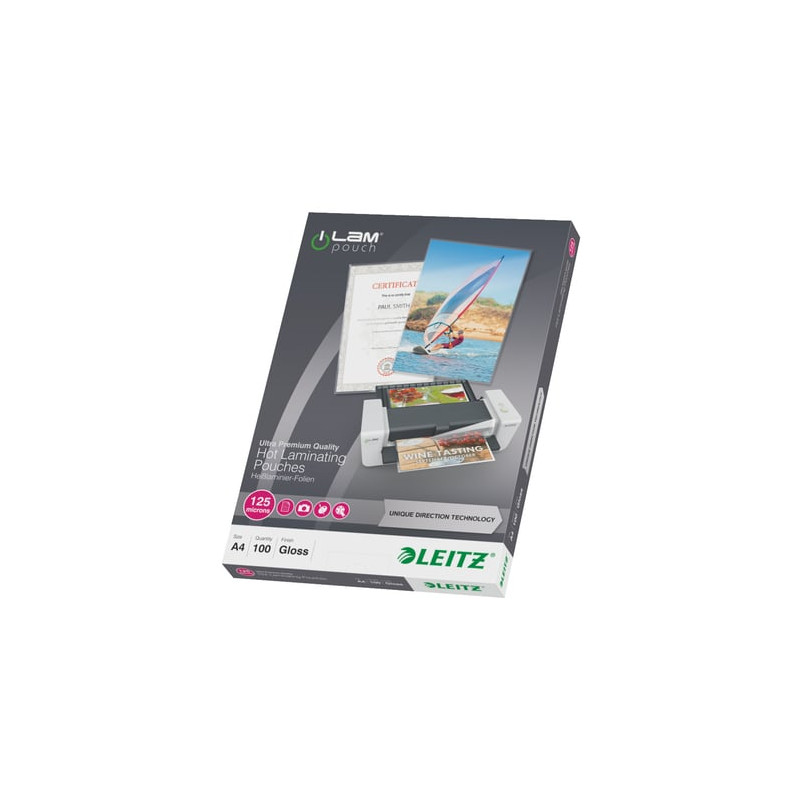 100 pouches ilam a4-216x303mm 125micron leitz [74810000]