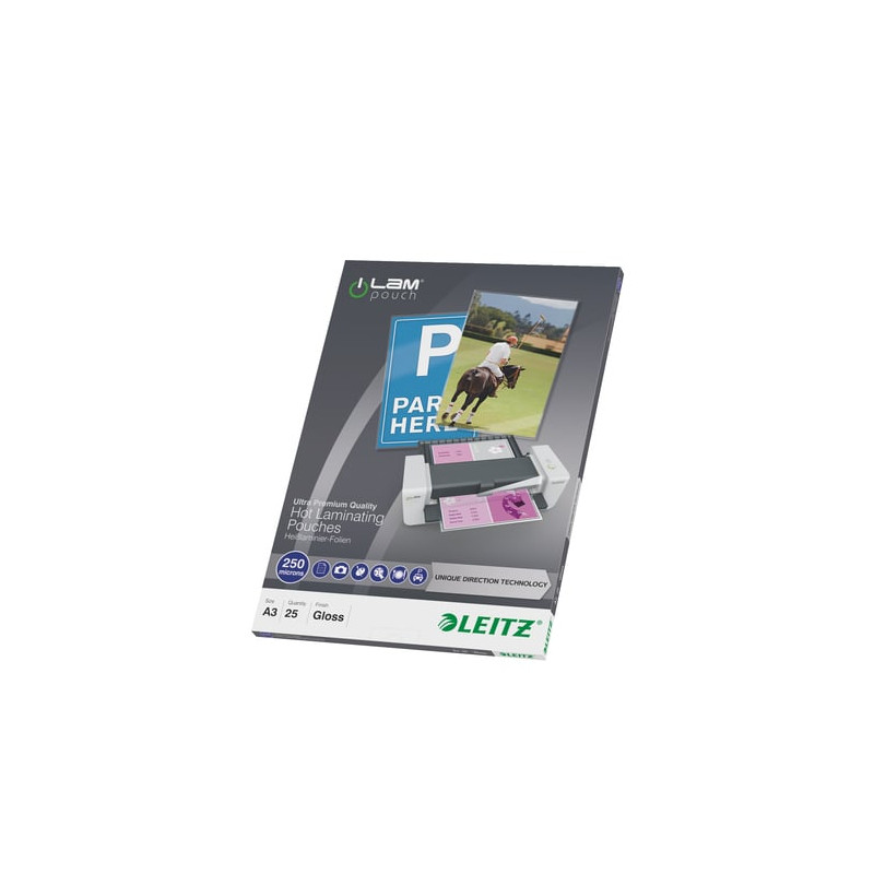 Pouches leitz ilam a3-303x426mm 250micron [74910000]