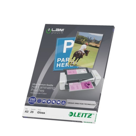 Pouches leitz ilam a3-303x426mm 250micron [74910000]