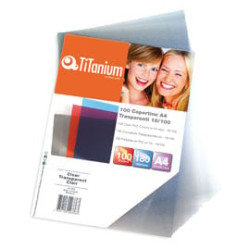 100 copertine a4 pvc trasparente 250my [pb100-30t]