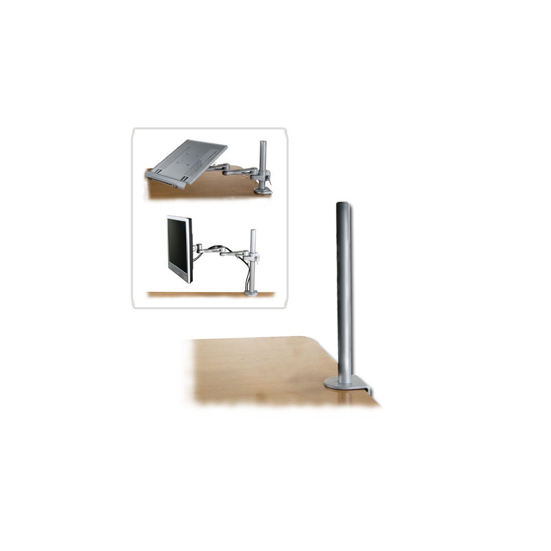 supporto da tavolo lindy con braccio 450mm[lindy40692]